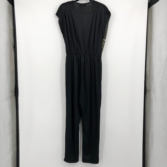 Better Half Black & Gold High-Rise Romper | Relaxed Fit - Picture 2 of 6